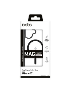 SBS TEMAGCOLIP1763K IPHONE 17 COVER MAGFRAME NERO 2