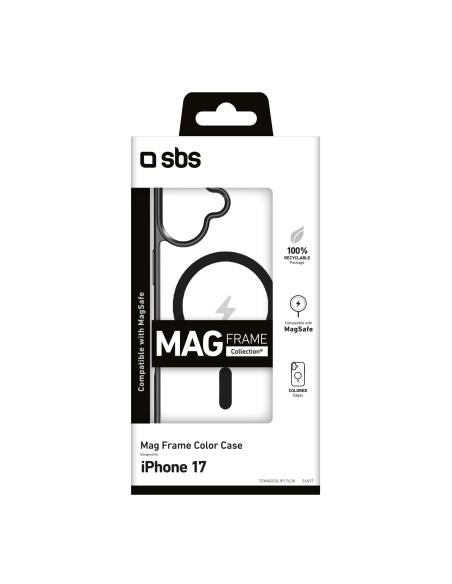 SBS TEMAGCOLIP1763K IPHONE 17 COVER MAGFRAME NERO