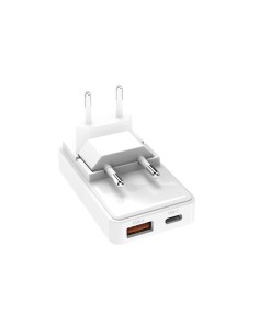 SBS TETRGANUSBTCFOLD20W ALIM.RETE PD 20W 1 USB-A AFC + 1 USB-C  PIEGHE