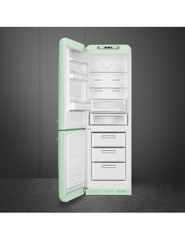 SMEG FAB32LPG6 COMB. C PASTEL GREEN NF 331 LT ANNI 50 60CM CERNIERE SX