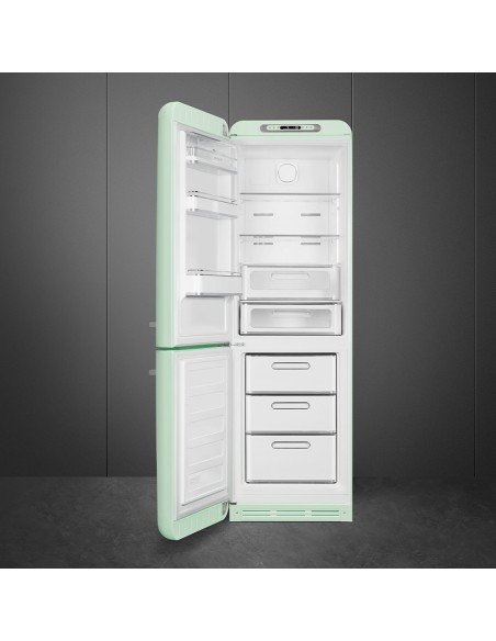 SMEG FAB32LPG6 COMB. C PASTEL GREEN NF 331 LT ANNI 50 60CM CERNIERE SX