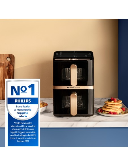 PHILIPS NA462/70 FRIGGITRICE AD    ARIA 10LT 6PR. DOPPIO CESTELLO