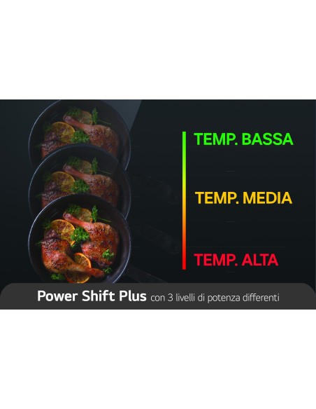 LG CCI7Z2438BA PIANO COTTURA INDUZIONE 60CM SLIM 56X48 4FLEX POWER SH.