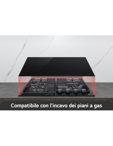 LG CCI7Z2438BA PIANO COTTURA INDUZIONE 60CM SLIM 56X48 4FLEX POWER SH.
