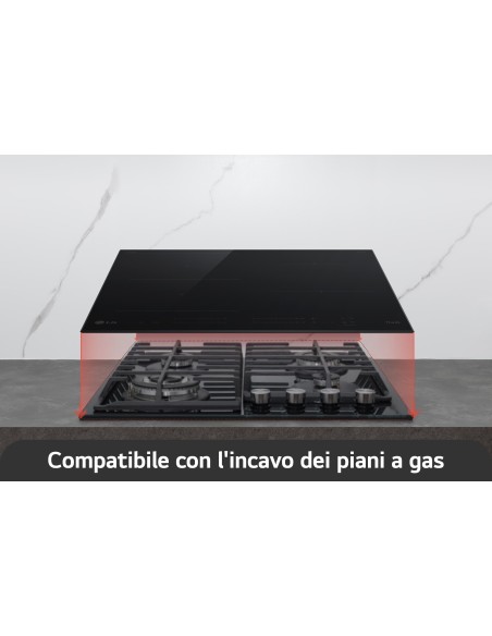 LG CCI7Z2438BA PIANO COTTURA INDUZIONE 60CM SLIM 56X48 4FLEX POWER SH.