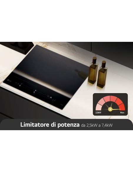 LG CCI7Z2438BA PIANO COTTURA INDUZIONE 60CM SLIM 56X48 4FLEX POWER SH.