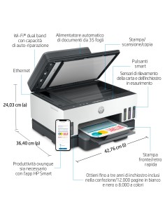 HP SMART TANK 7305 STAMPANTE AIO   3IN1 ADF WIFI 2