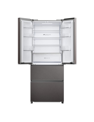 HAIER HFR3718DNMD FRIGO D FRENCH   DOOR NF 402LT DARK INOX H177,5 L70