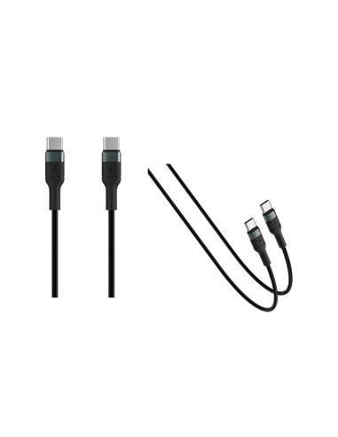 TECHLIFE TLMT0036 USB-C/USB-C PD CAVO 1,2M NERO