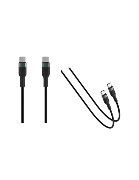 TECHLIFE TLMT0036 USB-C/USB-C PD CAVO 1,2M NERO