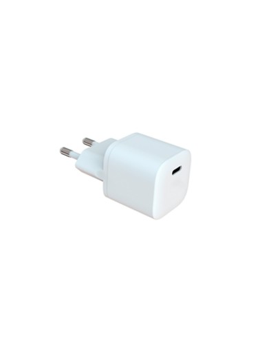 TECHLIFE TLMT0046 USB-C 20W ALIMENTATORE RETE BIANCO CARICA RAPIDA