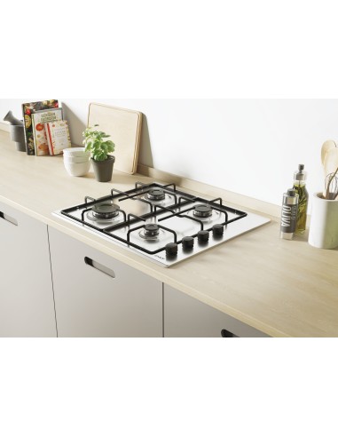 CANDY CHW6LBX PIANO COTTURA 60CM   4F. INOX COMANDI LATERALI