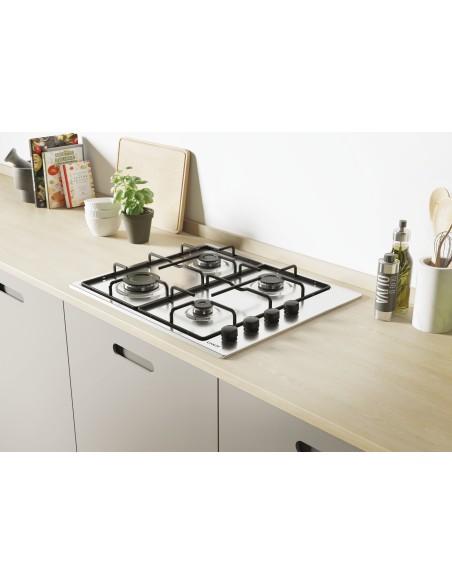 CANDY CHW6LBX PIANO COTTURA 60CM   4F. INOX COMANDI LATERALI