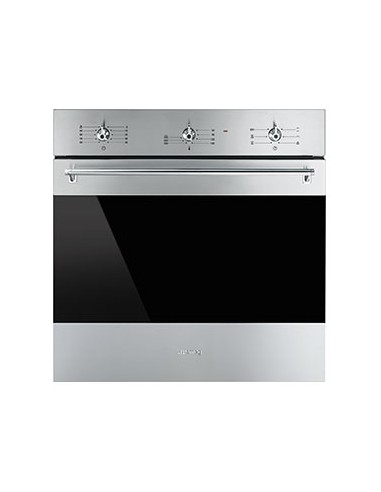 SMEG SF6381X FORNO A 60CM 6FUNZ.   NERO VENTILATO