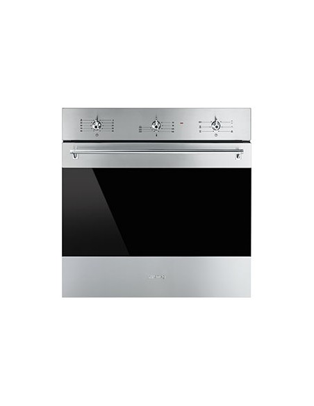SMEG SF6381X FORNO A 60CM 6FUNZ.   NERO VENTILATO