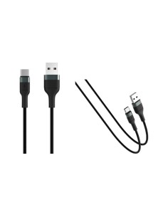 TECHLIFE TLMT0037 USB-A/USB-C CAVO 1,2M NERO