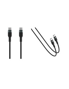 TECHLIFE TLMT0038 USB-C/USB-C PD CAVO 2,0M NERO