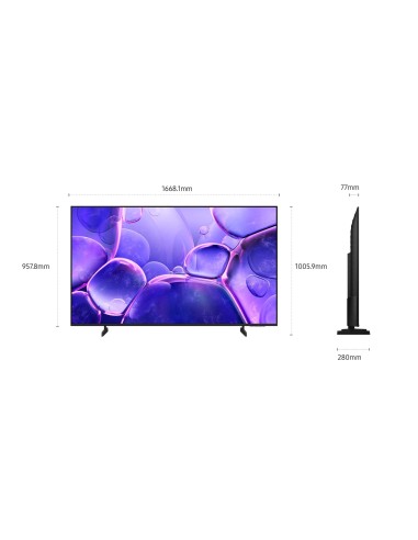 SAMSUNG UE75U8090FU TVC 75" 4K     SMART TVSAT