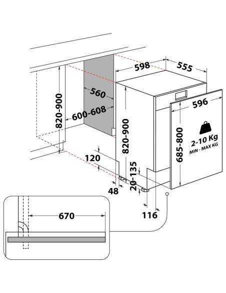 HOTPOINT_ARISTON HA4IFC14BS LST C 60CM 14COP 9PR C.SLIDING 8,9LT 44DB