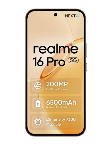REALME 16 PRO 5G 256GB 8GB MASTER GOLD INT