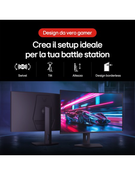 LG 32GS600A CURVED MONITOR 32" QHD IPS 1MS 180HZ TILT