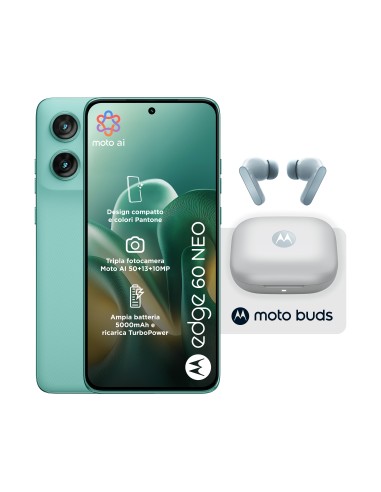 TIM MOTOROLA EDGE60 NEO 8+256GB FROSTBITE + MOTO BUDS (PACK)