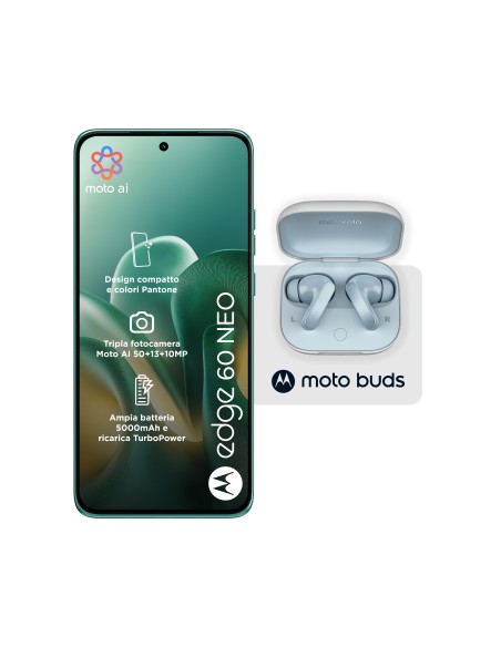 TIM MOTOROLA EDGE60 NEO 8+256GB FROSTBITE + MOTO BUDS (PACK)