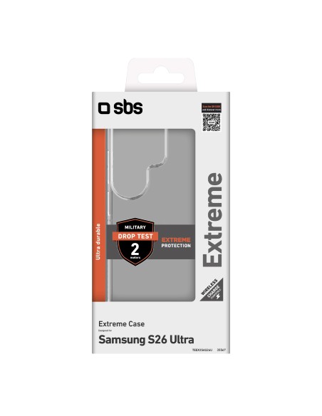 SBS TEEX2SAS26U SAMSUNG S26 ULTRA COVER EXTREME X2 TRASPARENTE