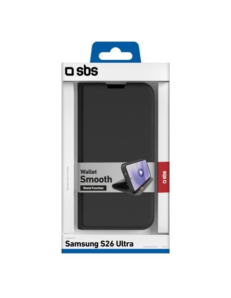 SBS TEWALSAS26UK SAMSUNG S26 ULTRA CUSTODIA A LIBRO NERO