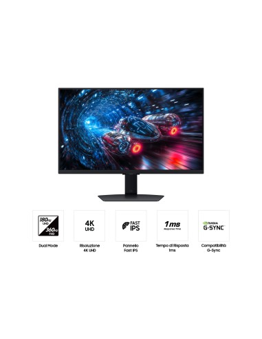 SAMSUNG ODISSEY G7 MONITOR 27" IPS 4K-180HZ FHD-360HZ PLAYSTATION