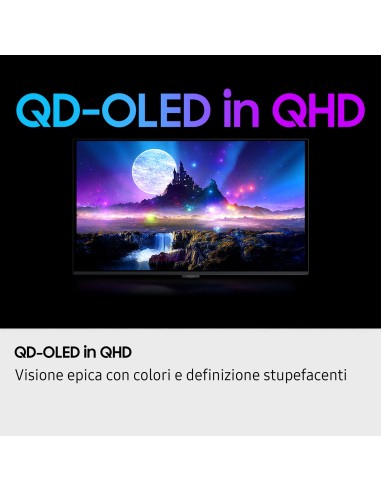 SAMSUNG ODISSEY G5 OLED MONITOR 27" QHD 180HZ 0.03MS HDR10+ QD-OLED