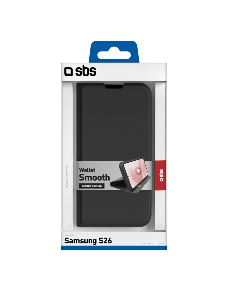 SBS TEWALSAS26K SAMSUNG S26 CUSTODIA A LIBRO NERO