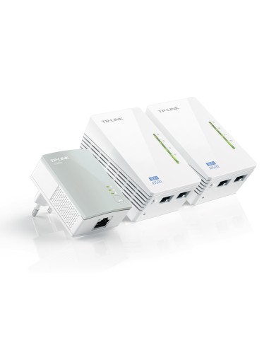 TPLINK TL-WPA4220TKIT AV600 2-PORT POWERLINE WIFI E LAN (KIT DA 3)