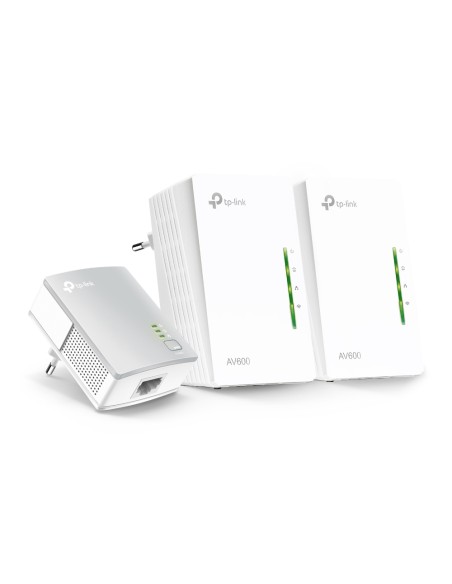 TPLINK TL-WPA4220TKIT AV600 2-PORT POWERLINE WIFI E LAN (KIT DA 3)