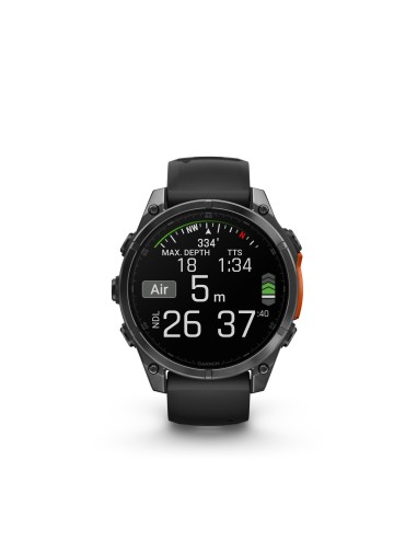 GARMIN FENIX 8, 47MM, SLATE GRAY   CON CINTURINO BLACK