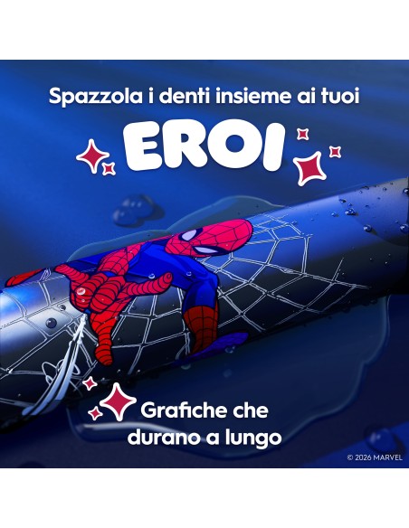 ORAL B POWER IO2 SPIDERMAN+TRAVEL CASE