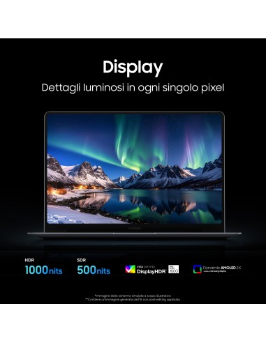 SAMSUNG GALAXY BOOK6 PRO NOTEBOOK  U7 365H 32GB 1TB 14" COPILOT+