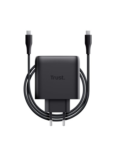TRUST 25525 MAXO 2XUSB-C 65W GAN ALIMENTATORE NOTEBOOK CAVO 2M