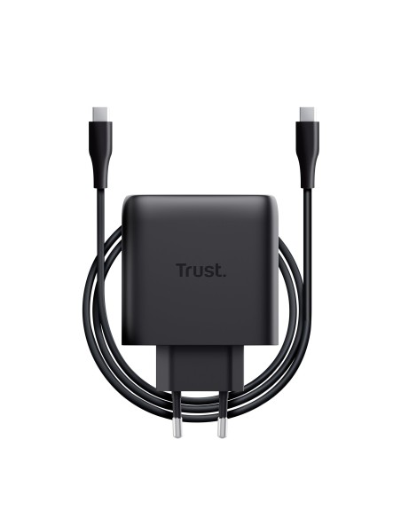 TRUST 25525 MAXO 2XUSB-C 65W GAN ALIMENTATORE NOTEBOOK CAVO 2M
