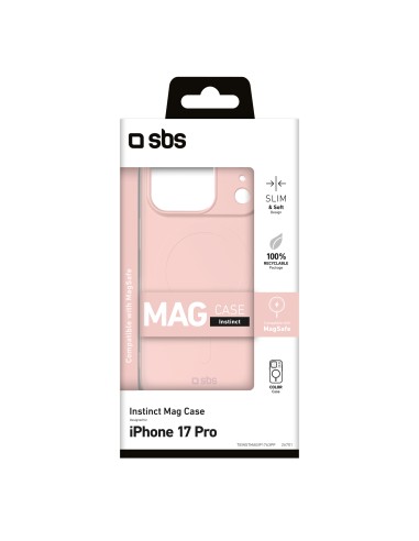 SBS TEINSTMAGIP1763PP IPHONE 17 PRO COVER INSTINCT MAGSAFE ROSA