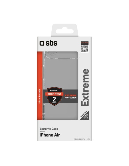SBS TEUNBKEX2IP1766 IPHONE 17 AIR COVER EXTREME X2 TRASPARENTE