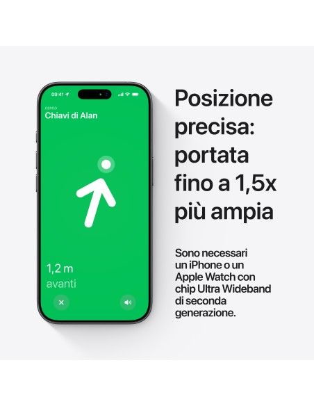 APPLE MFE94ZY/A AIRTAG LOCALIZZATORE BLUETOOTH