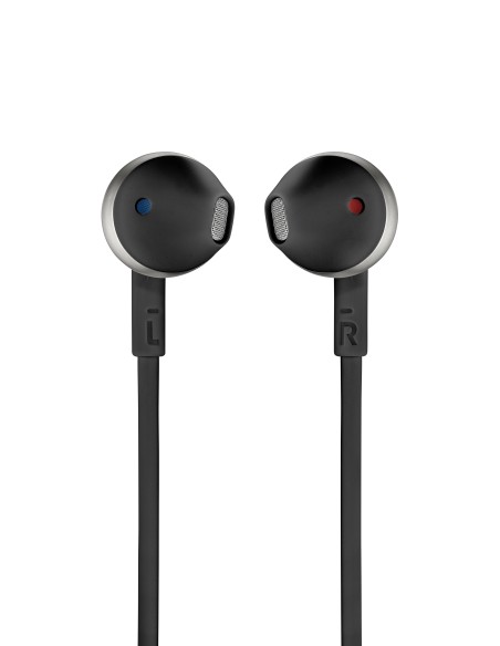 JBL T205BLK AURICOLARE IN-EAR MICROFONO FLAT NERO