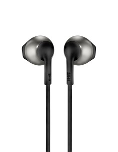 JBL T205BLK AURICOLARE IN-EAR MICROFONO FLAT NERO 2