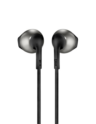 JBL T205BLK AURICOLARE IN-EAR MICROFONO FLAT NERO