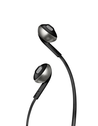 JBL T205BLK AURICOLARE IN-EAR MICROFONO FLAT NERO
