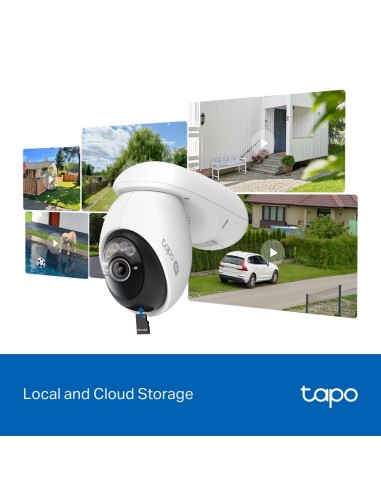 TPLINK TAPO TC92KIT IP CAM WIFI 4K MOTORIZZATA P.SOLARE BATTERIA IP65