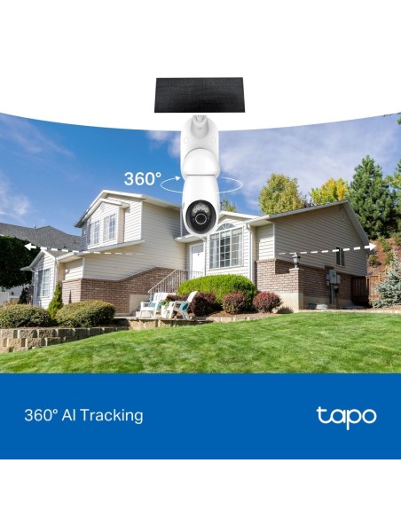 TPLINK TAPO TC92KIT IP CAM WIFI 4K MOTORIZZATA P.SOLARE BATTERIA IP65