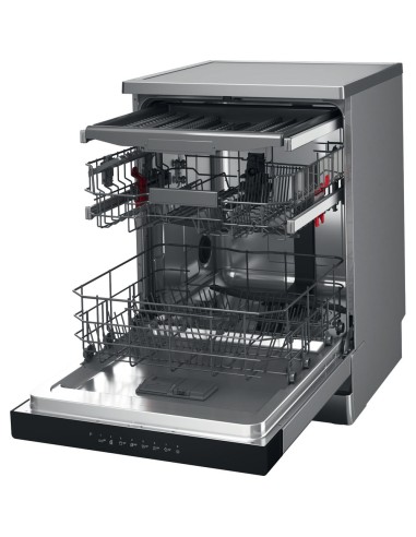 WHIRLPOOL WH4FFC14BN6X LST C 14COP INOX 6S 8PR 9,5LT 44DB TERZO CESTO