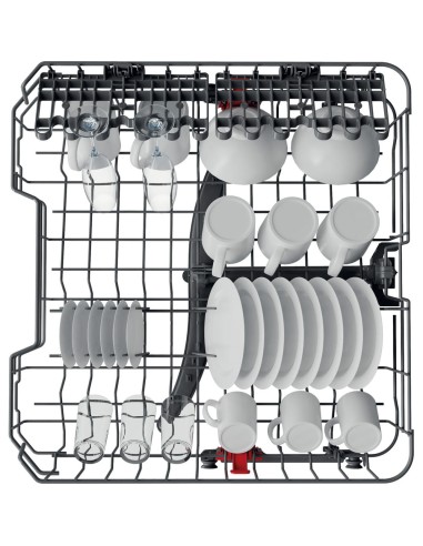 WHIRLPOOL WH4FFC14BN6X LST C 14COP INOX 6S 8PR 9,5LT 44DB TERZO CESTO